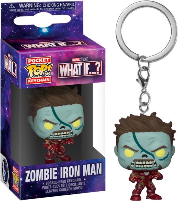 Funko Pocket POP Keychain Marvel What If Zombie Iron Man